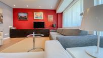 Living room of Apartment for sale in Santiago de Compostela   with Furnished
