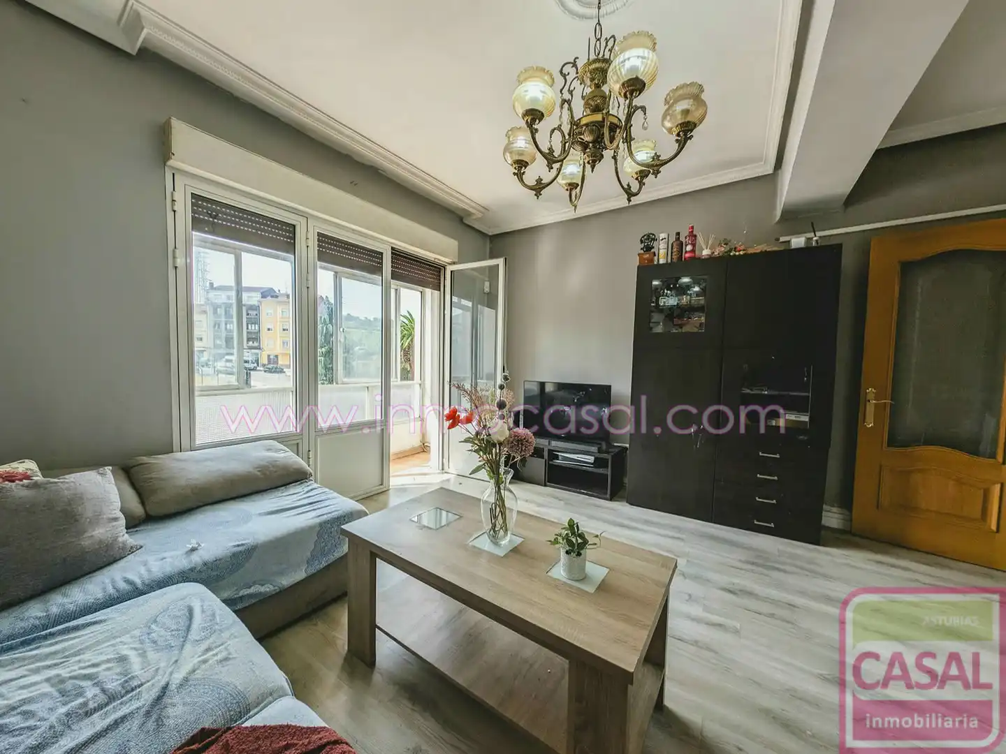 Living room of Flat for sale in Avilés  with Heating and Terrace