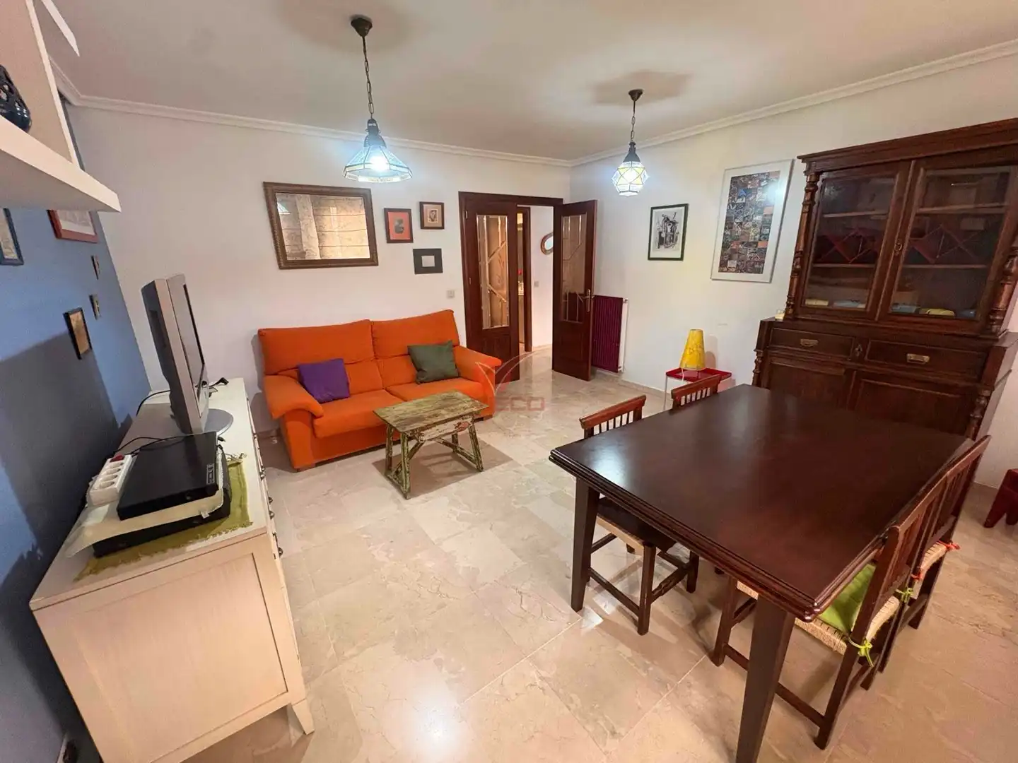 Living room of Flat for sale in Cuenca  with Heating, Terrace and Storage room