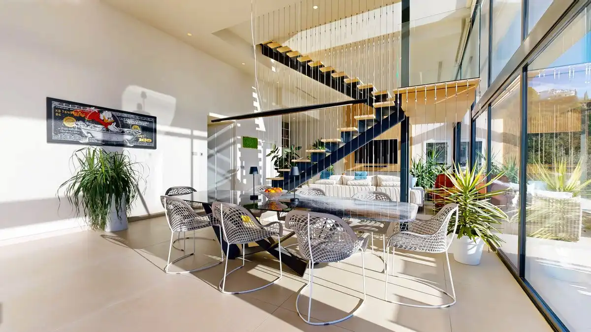 Dining room of Houses for rent in Marbella  with Air Conditioner, Private garden and Terrace