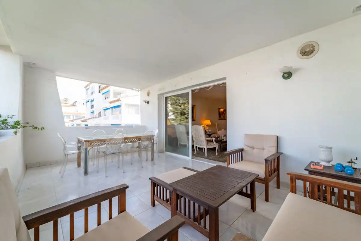 Terrace of Flat for sale in Marbella  with Air Conditioner, Heating and Private garden