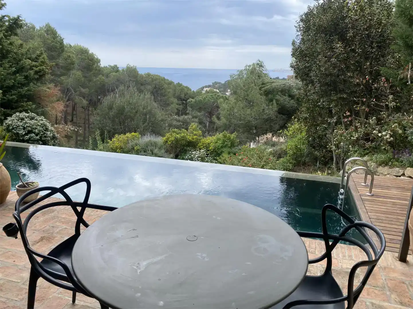 Terraza de Casa o chalet en venta en Palafrugell con Jardín privado, Parquet y Piscina