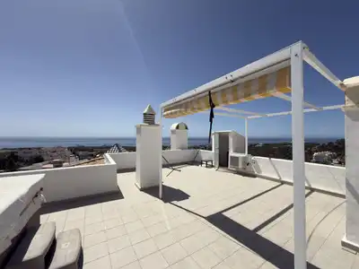 Terrasse von Dachboden zum Verkauf in Mijas mit Klimaanlage, Heizung und Terrasse
