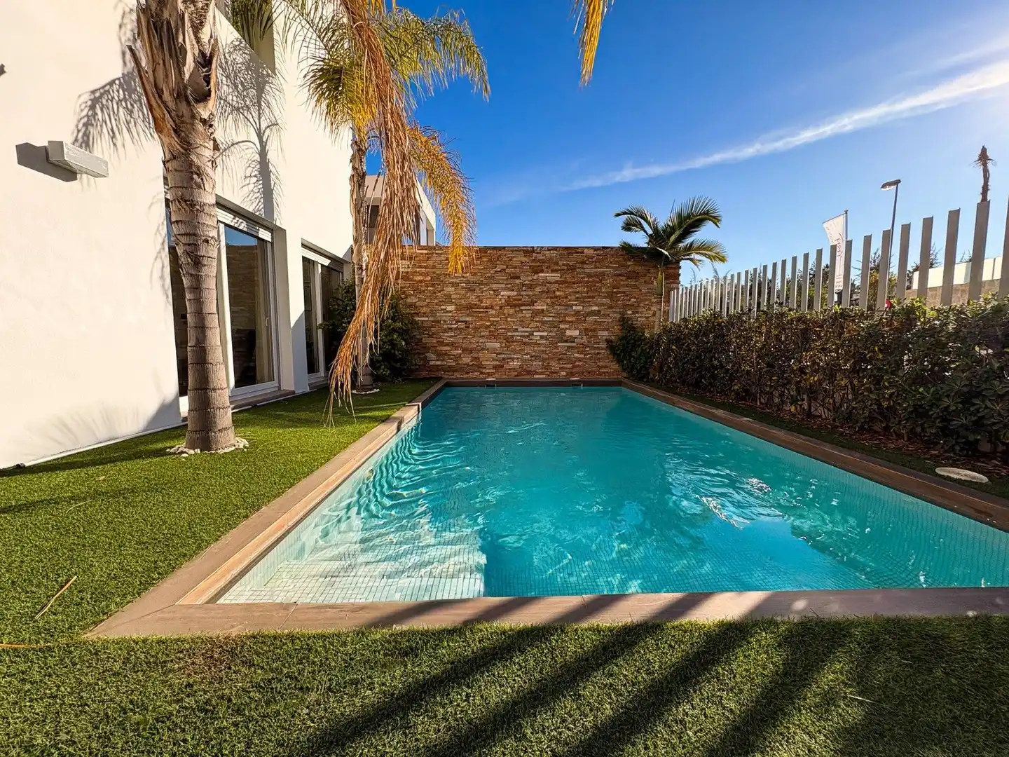 Piscina de Casa adosada en venda en Rojales amb Aire condicionat, Calefacció i Jardí privat