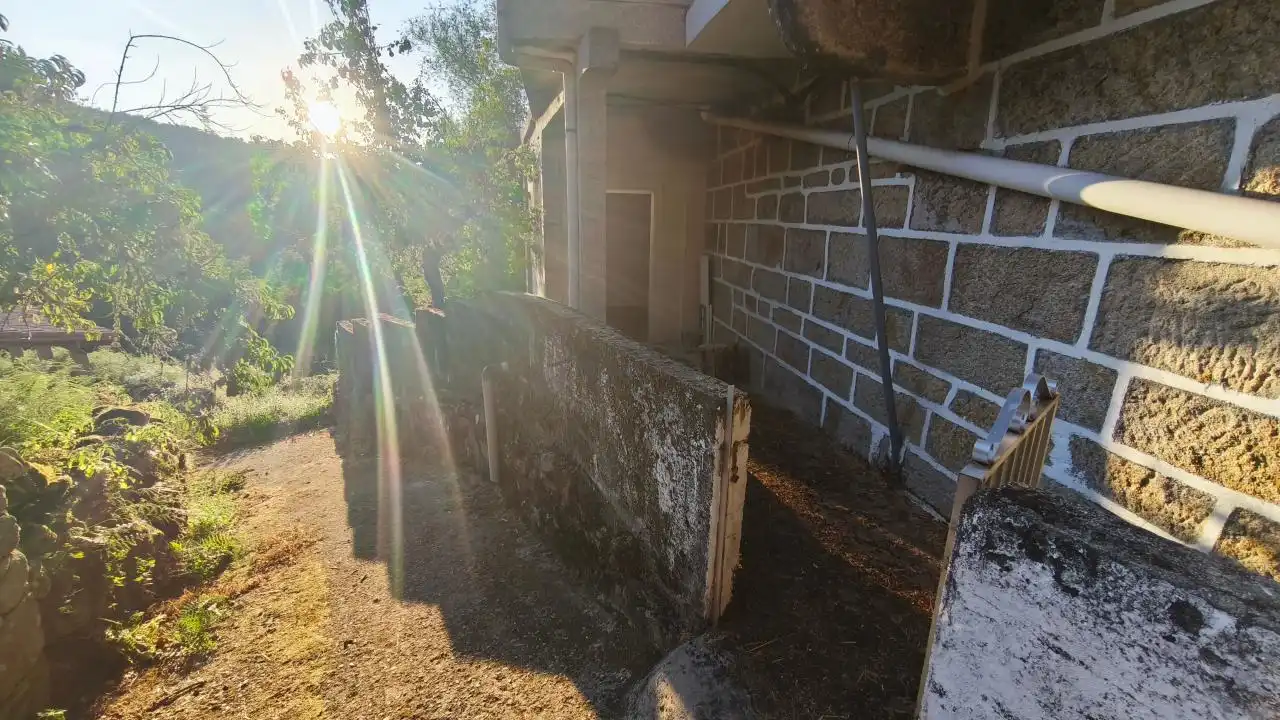 Vista exterior de Finca rústica en venda en Nogueira de Ramuín amb Jardí privat i Traster