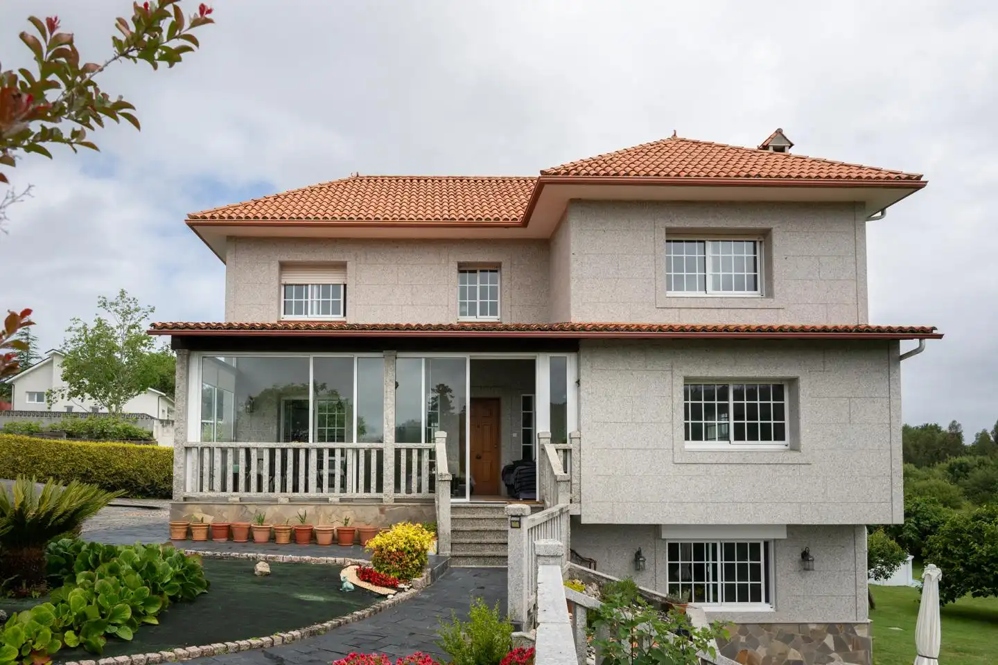 Exterior view of Houses for sale in Bergondo  with Heating, Private garden and Swimming Pool