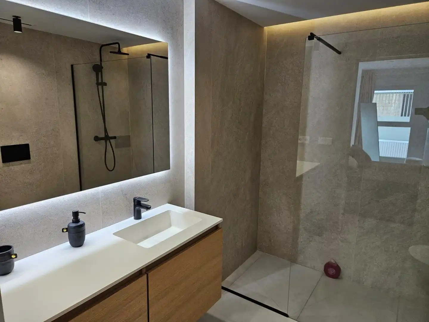 Baño de Ático de alquiler en Jávea / Xàbia con Aire acondicionado, Calefacción y Jardín privado