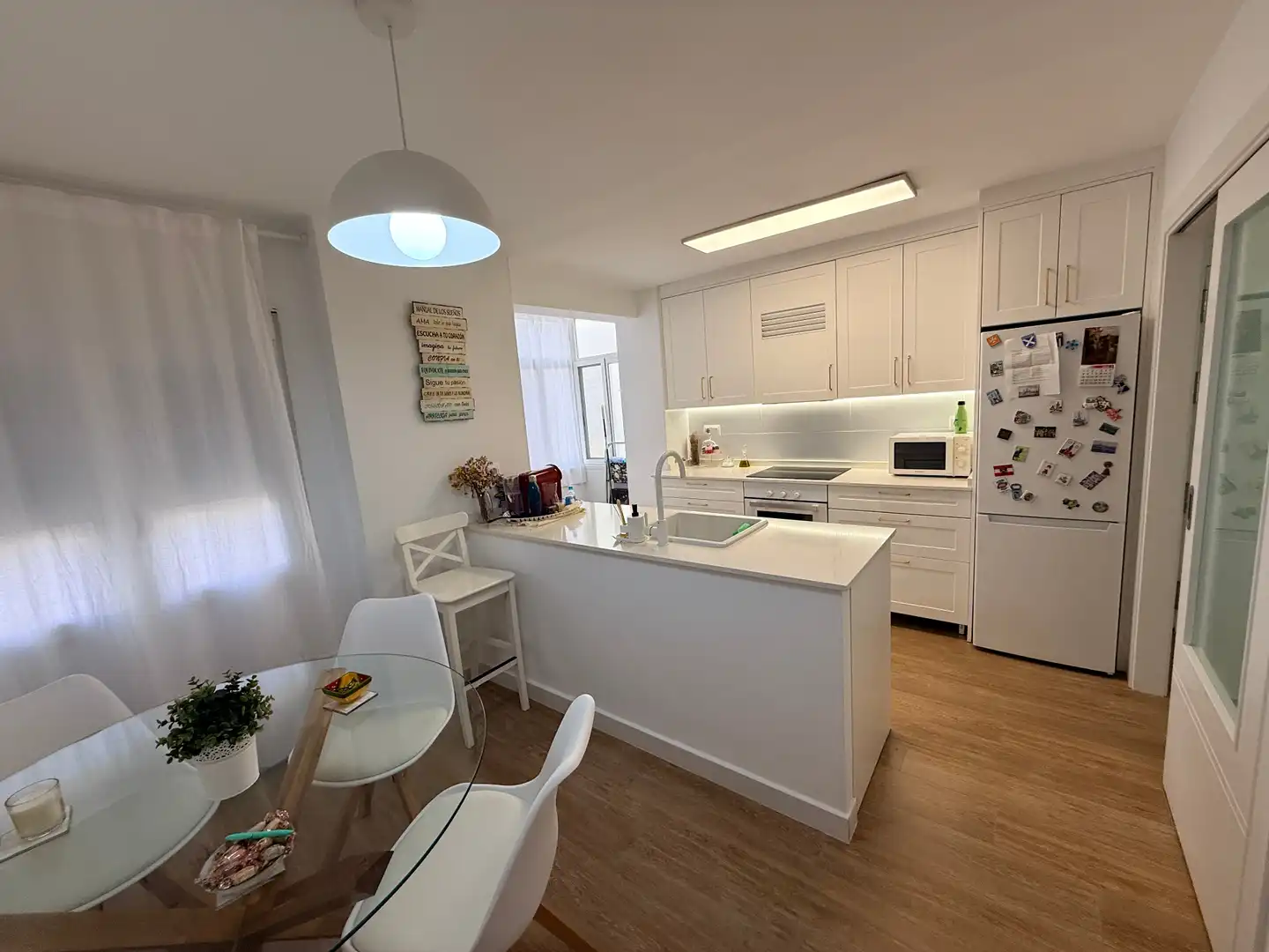 Kitchen of Flat for sale in Cartagena  with Air Conditioner and Furnished