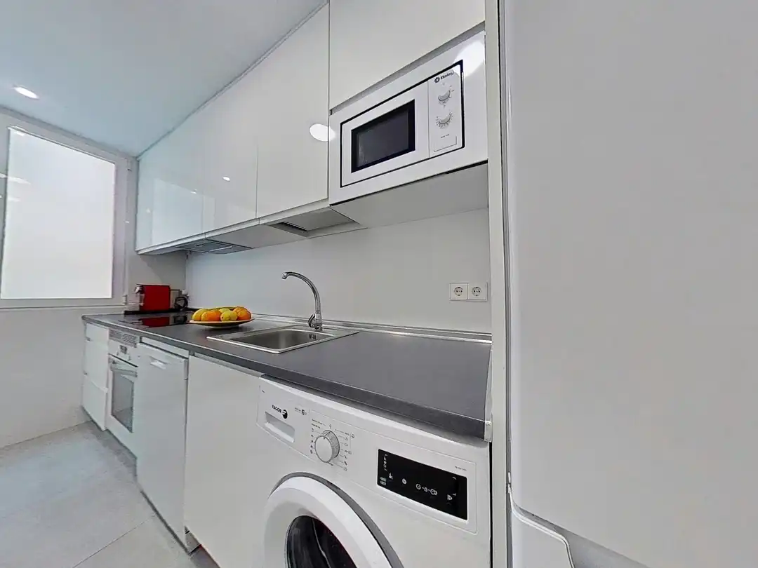 Kitchen of Flat for rent in Madrid  with Air Conditioner and Terrace
