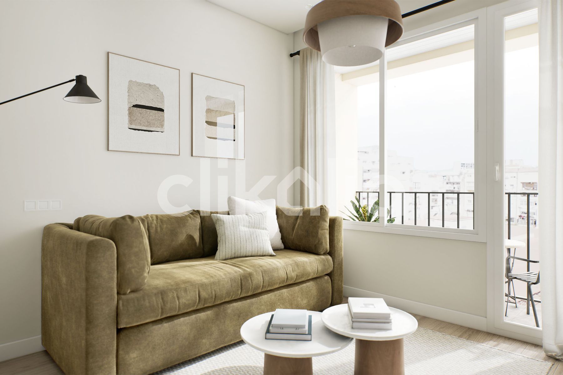 Living room of Flat for sale in  Barcelona Capital  with Air Conditioner, Heating and Terrace
