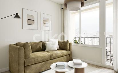 Living room of Flat for sale in  Barcelona Capital  with Air Conditioner, Heating and Terrace