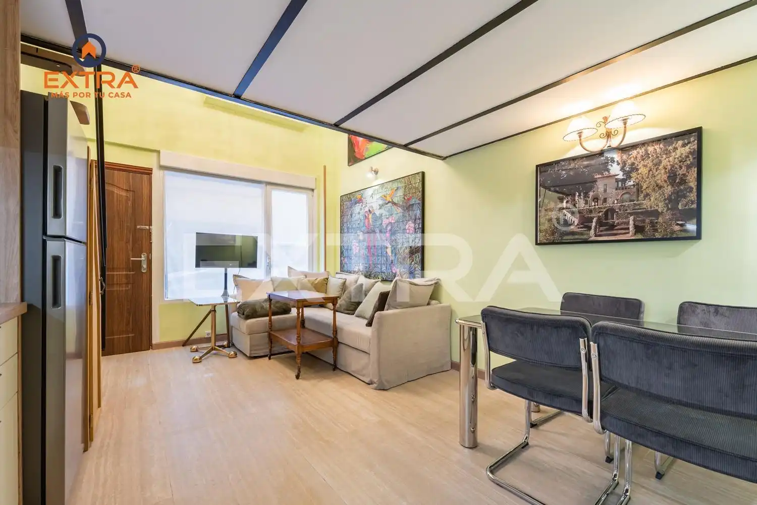Living room of Ground floor for rent in Madrid  with Heating and Furnished