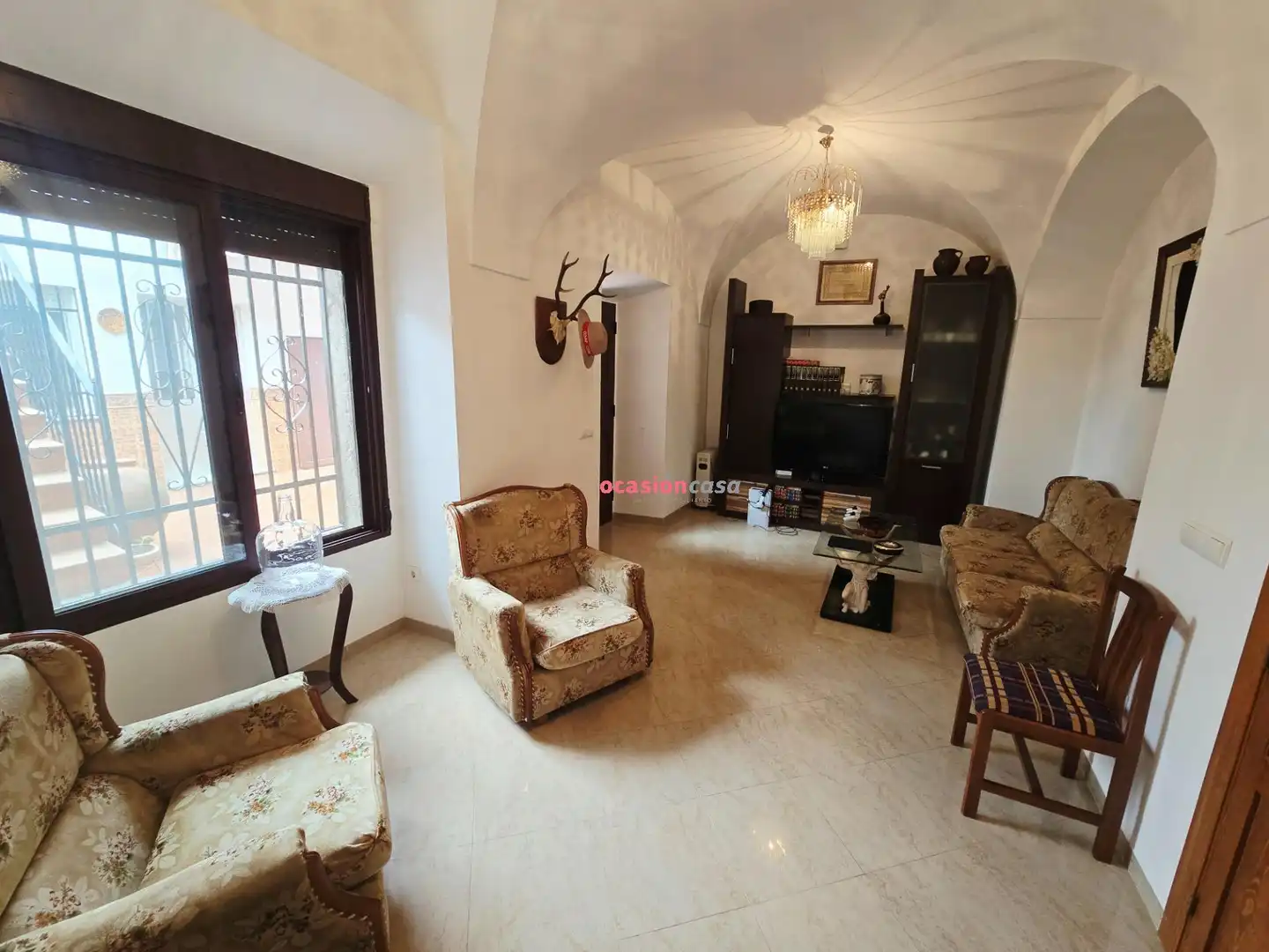 Sala d'estar de Casa o xalet de lloguer en Añora amb Aire condicionat i Traster
