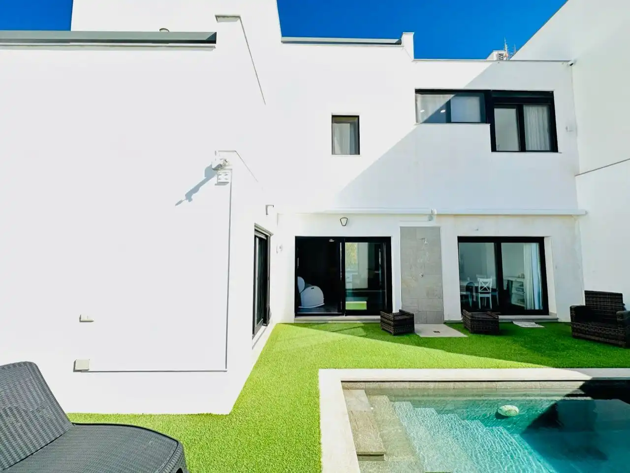 Terraza de Casa o chalet en venta en Nerja con Aire acondicionado, Jardín privado y Trastero