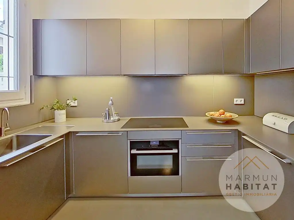 Cocina de Casa o chalet de alquiler en Caldes d'Estrac con Terraza, Piscina y Amueblado