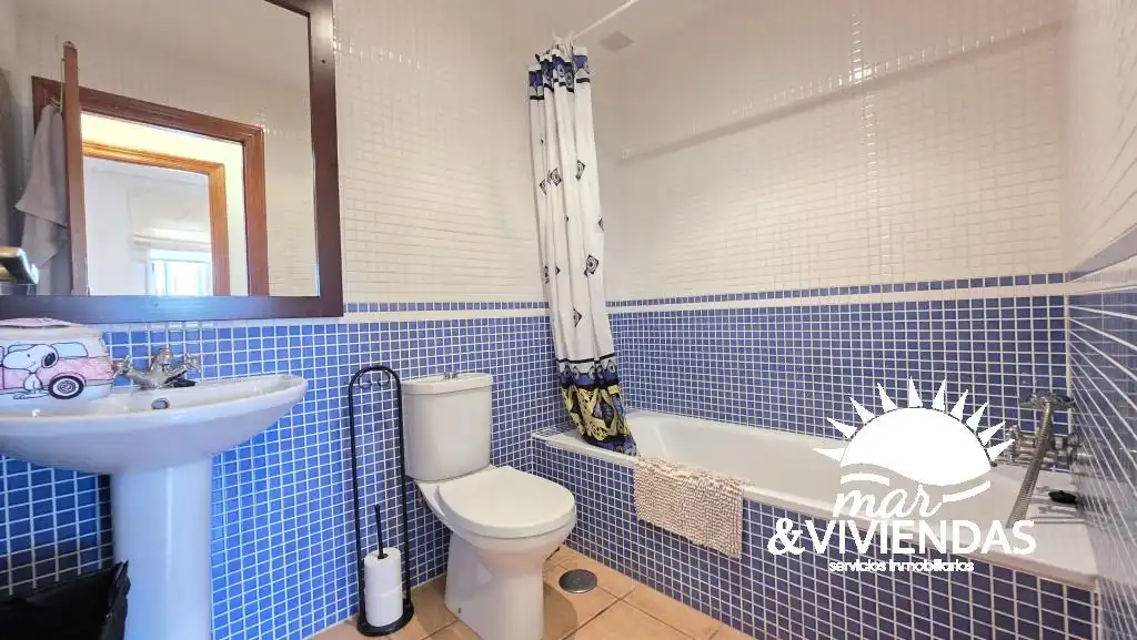 Bathroom of Apartments for sale in Vera  with Air Conditioner, Terrace and Furnished