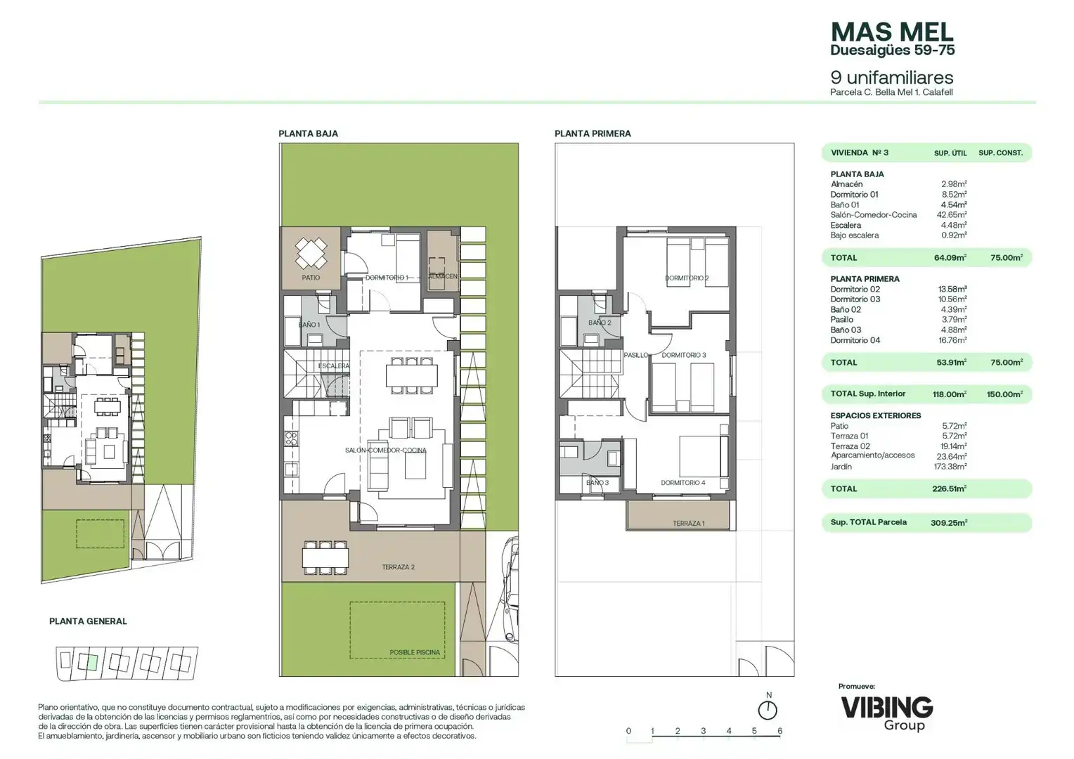 Casa aparellada amb jardí en venda a Calle de Duesaigües, imagen 25