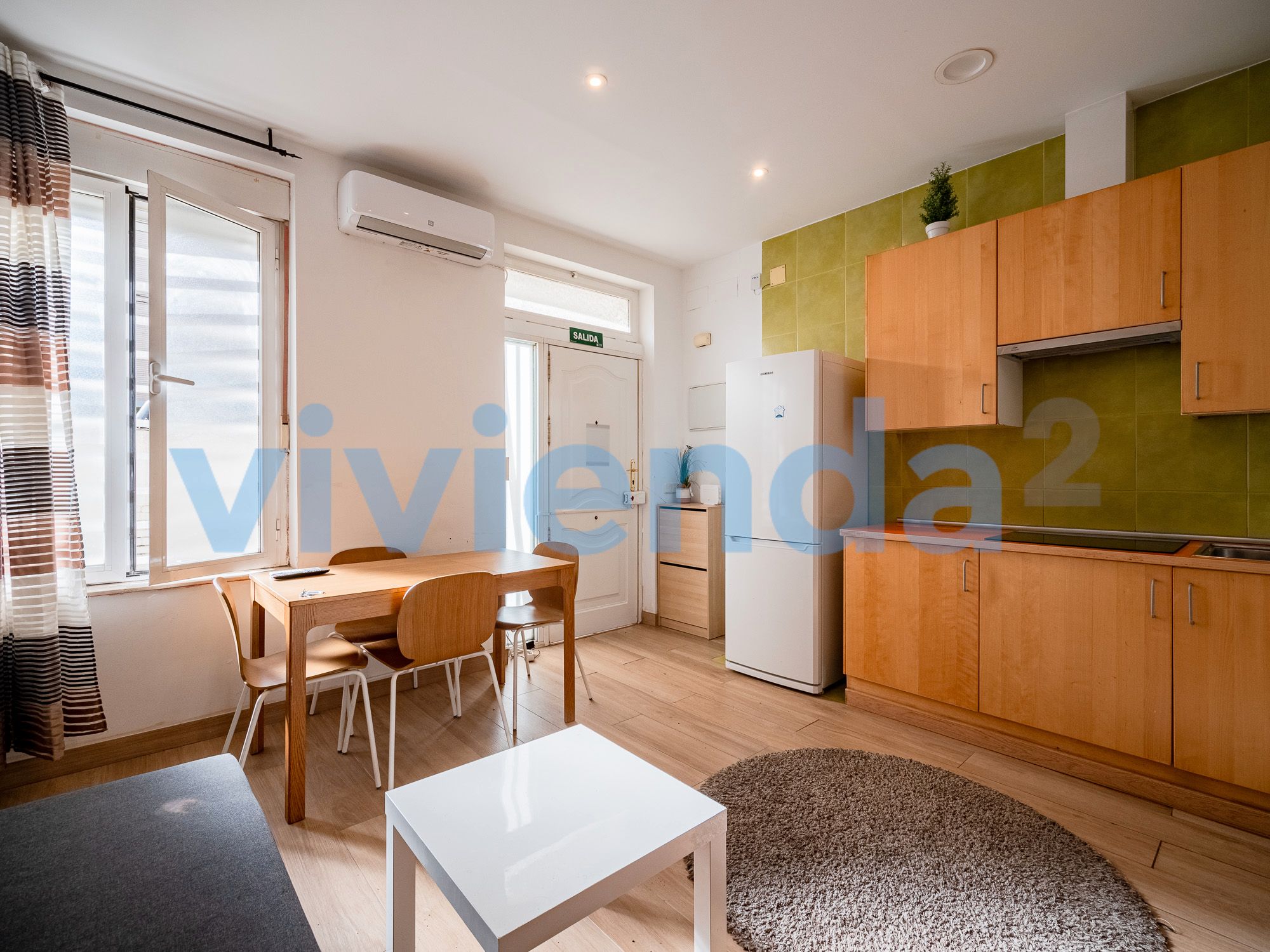 Kitchen of Flat for sale in  Madrid Capital  with Air Conditioner and Heating