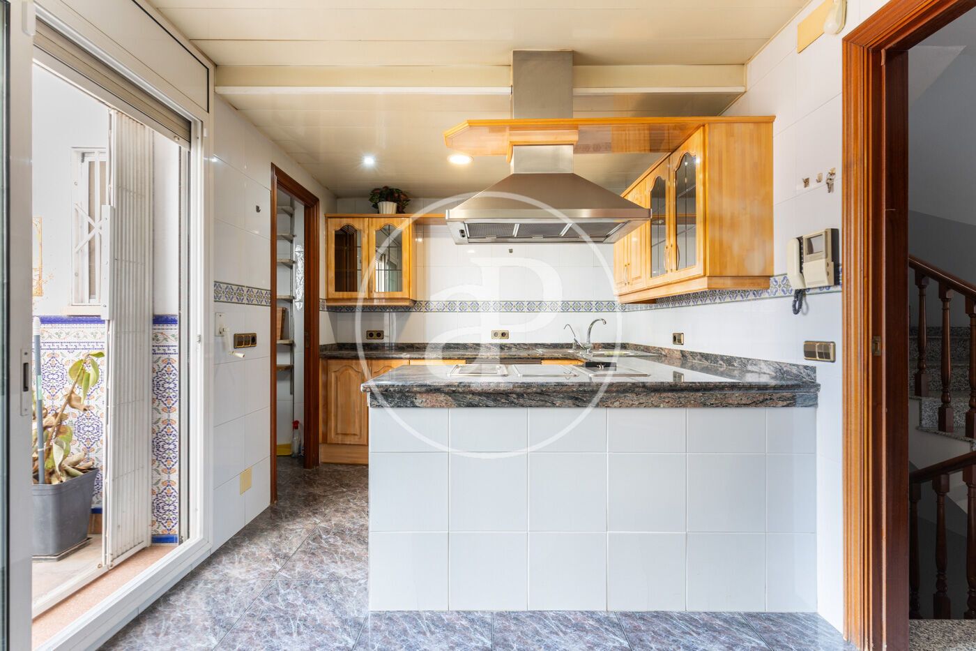 Kitchen of Single-family semi-detached for sale in Cerdanyola del Vallès  with Air Conditioner, Heating and Terrace
