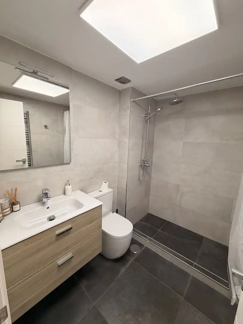 Bathroom of Apartments for rent in Mijas  with Heating, Terrace and Community pool