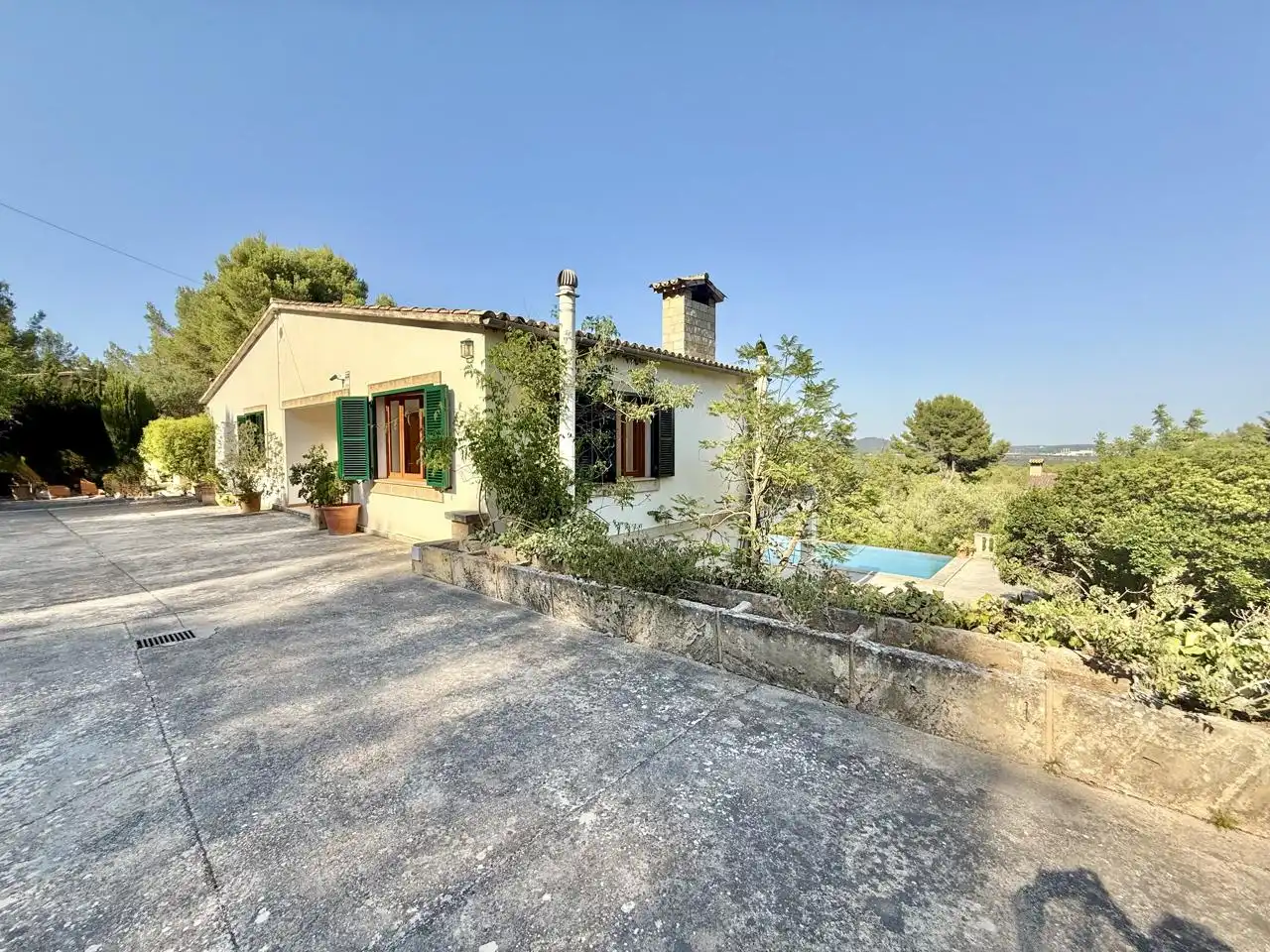 Vista exterior de Casa o chalet de alquiler en Esporles con Aire acondicionado, Jardín privado y Terraza