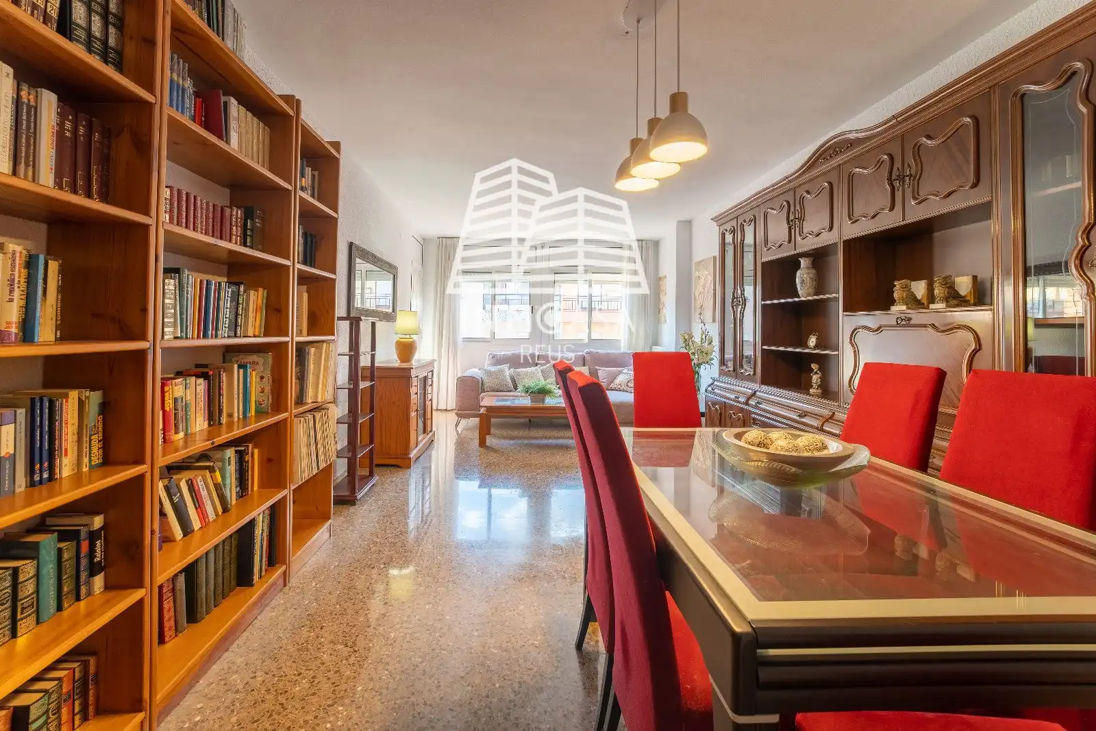 Sala d'estar de Pis en venda en Centre
