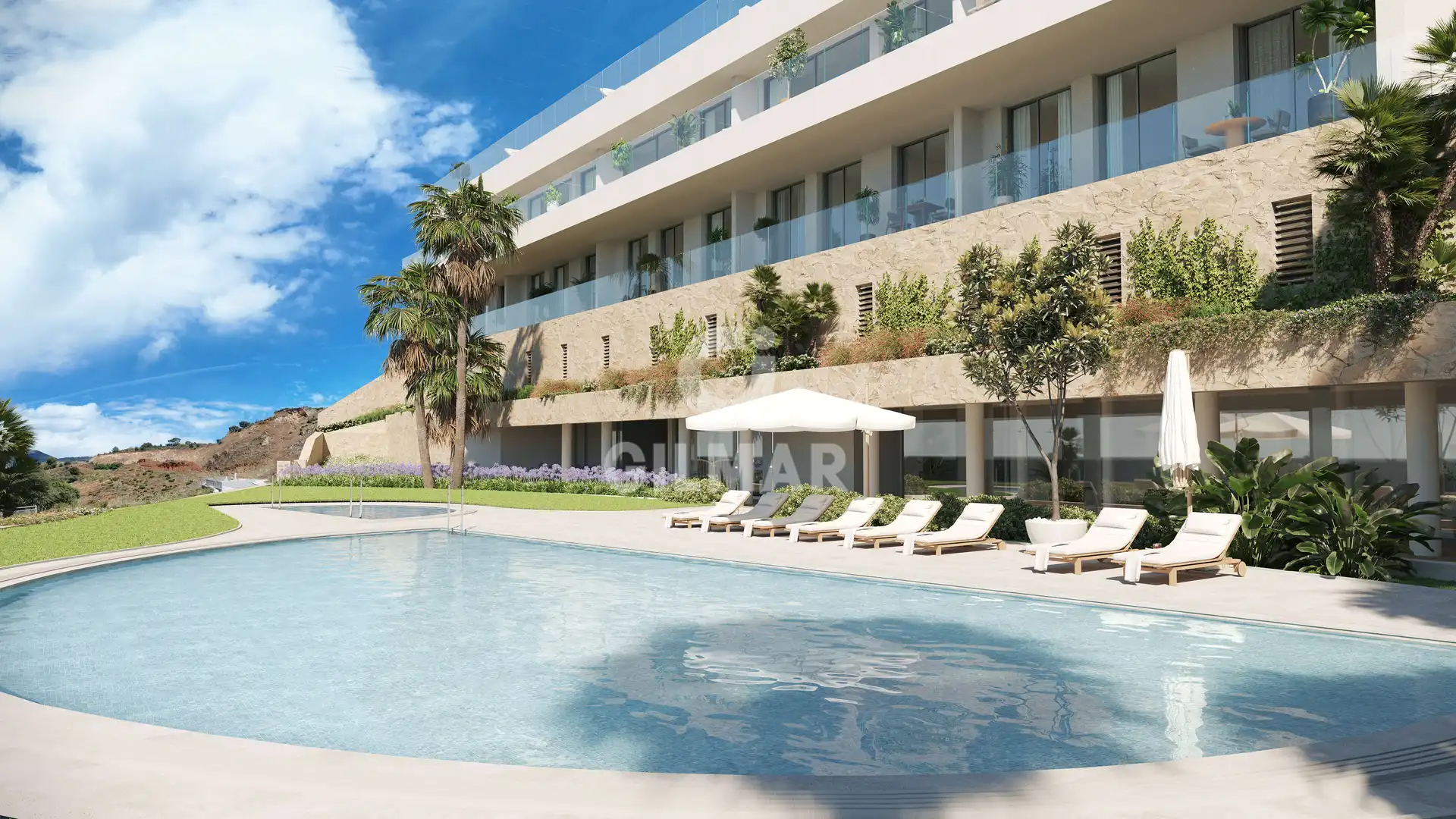 Piscina de Casa adosada en venda en Fuengirola amb Calefacció, Jardí privat i Piscina