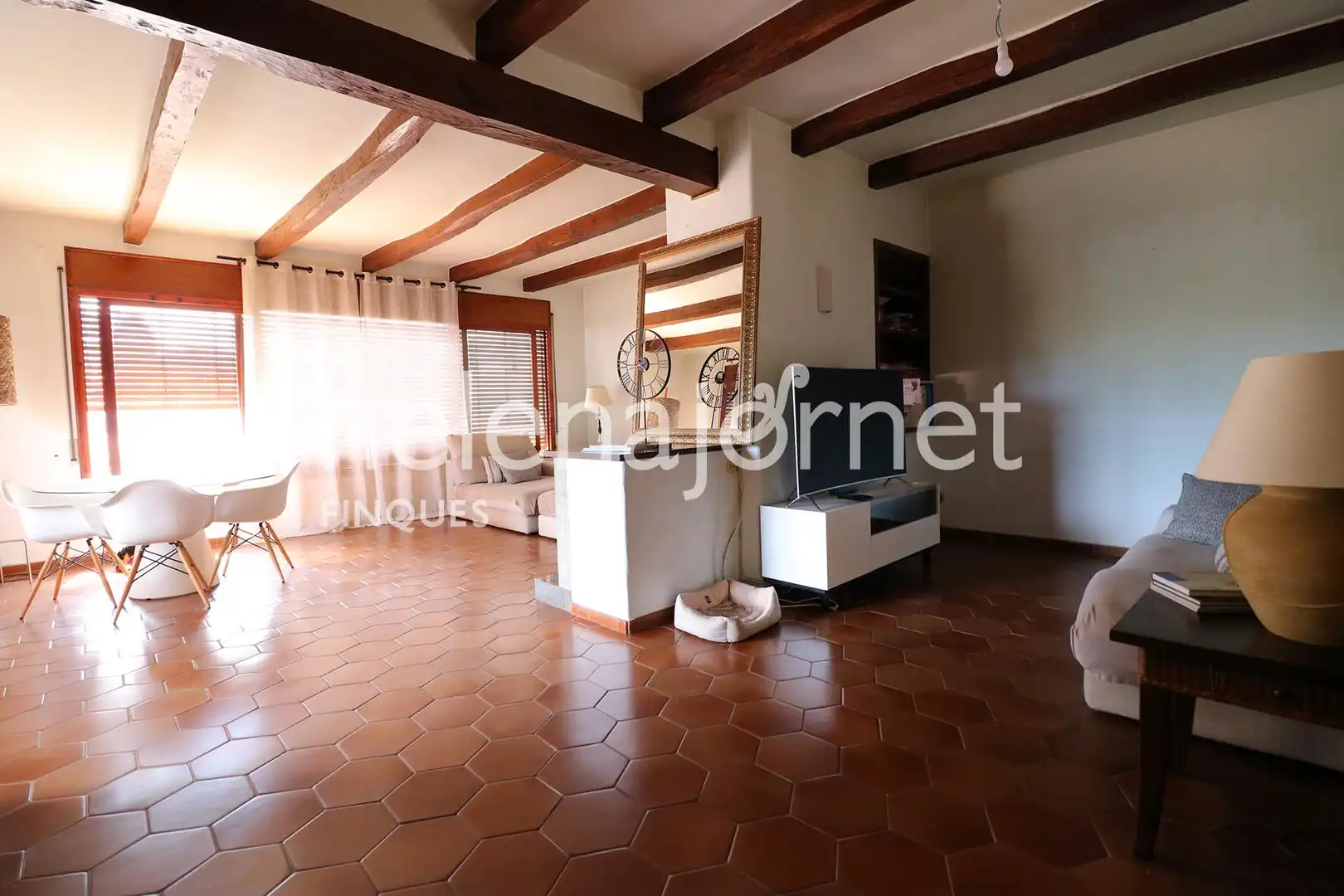 Sala de estar de Casa adosada en venta en Sant Feliu de Guíxols con Amueblado