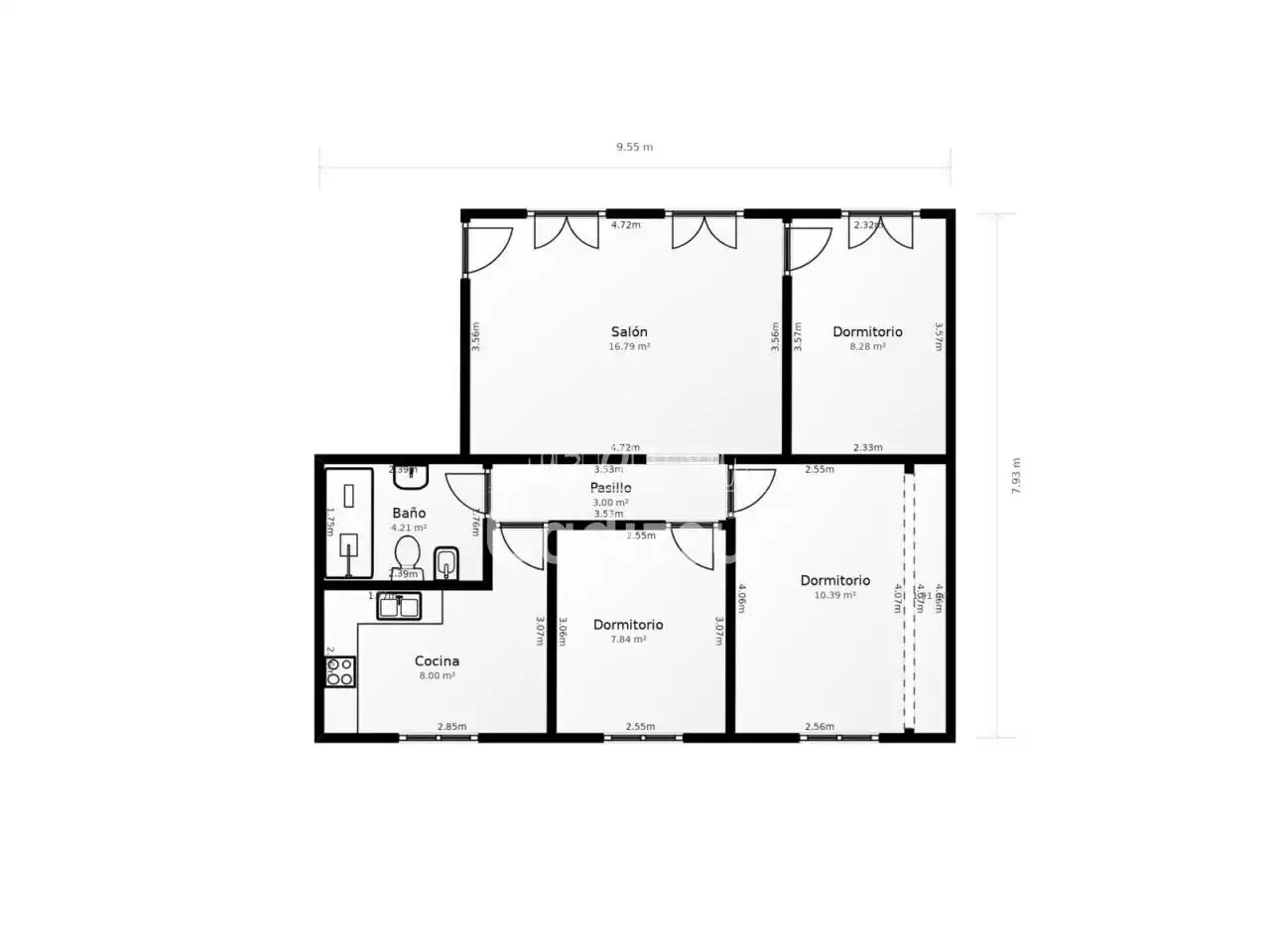 Piso en venta en Cádiz con Balcón