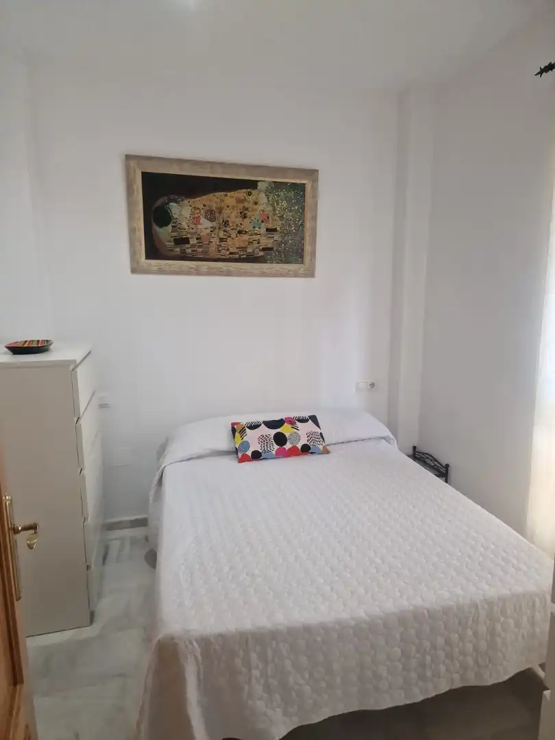 Schlafzimmer von Wohnung zur Miete in Málaga mit Möbliert