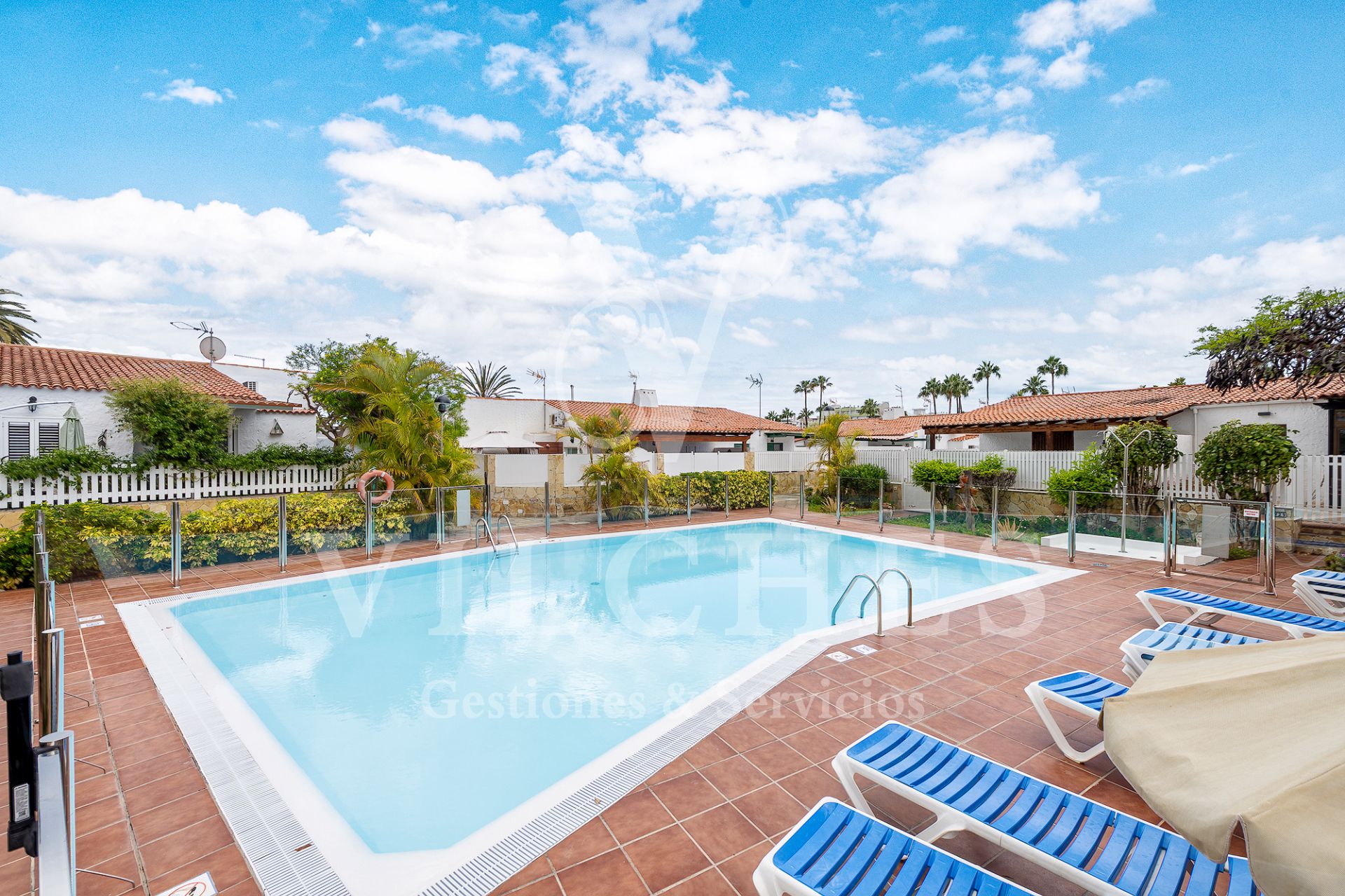 Swimming pool of House or chalet to rent in San Bartolomé de Tirajana  with Air Conditioner, Private garden and Terrace