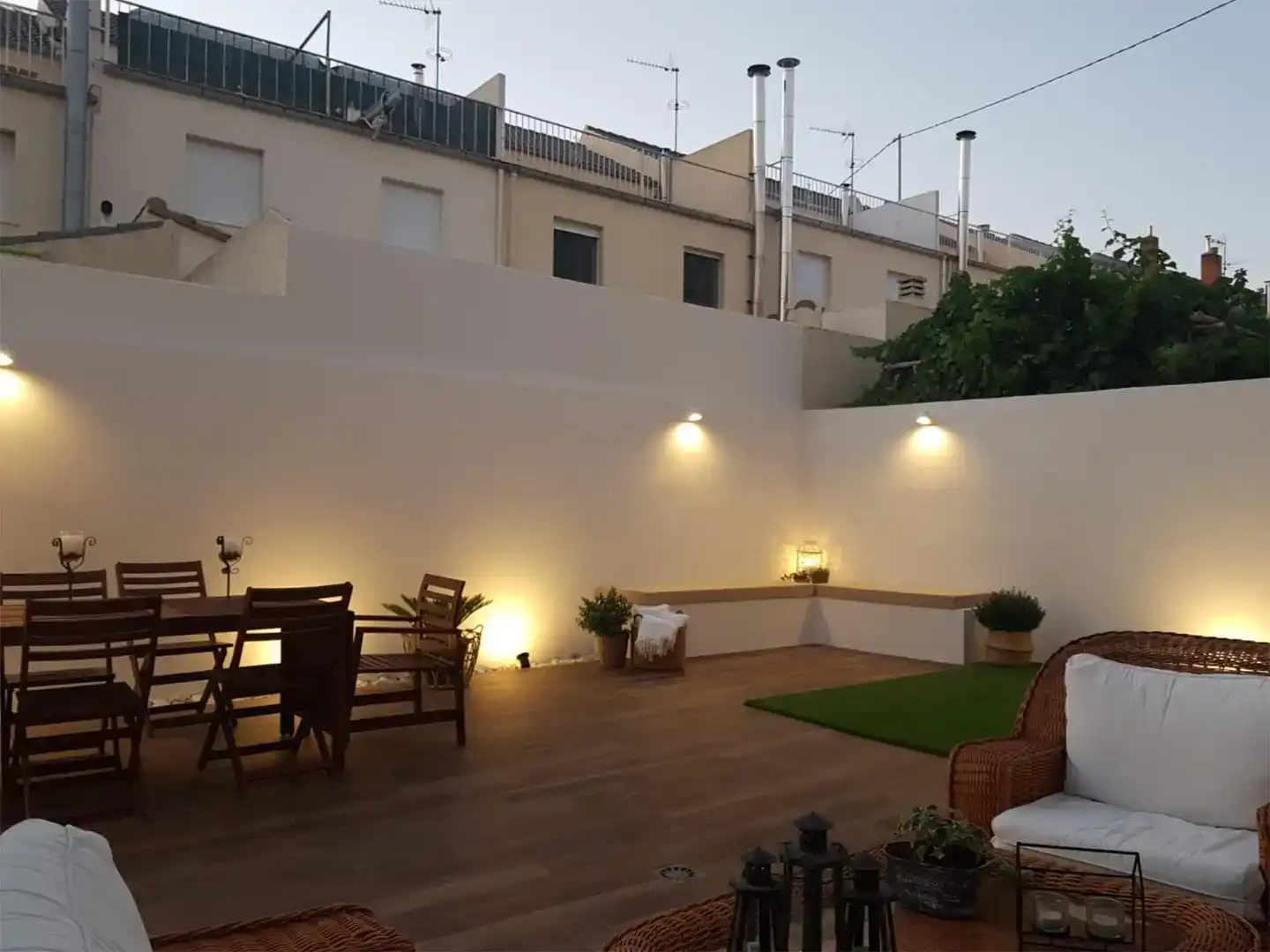 Terrassa de Casa adosada en venda en Ibi amb Aire condicionat, Jardí privat i Parquet