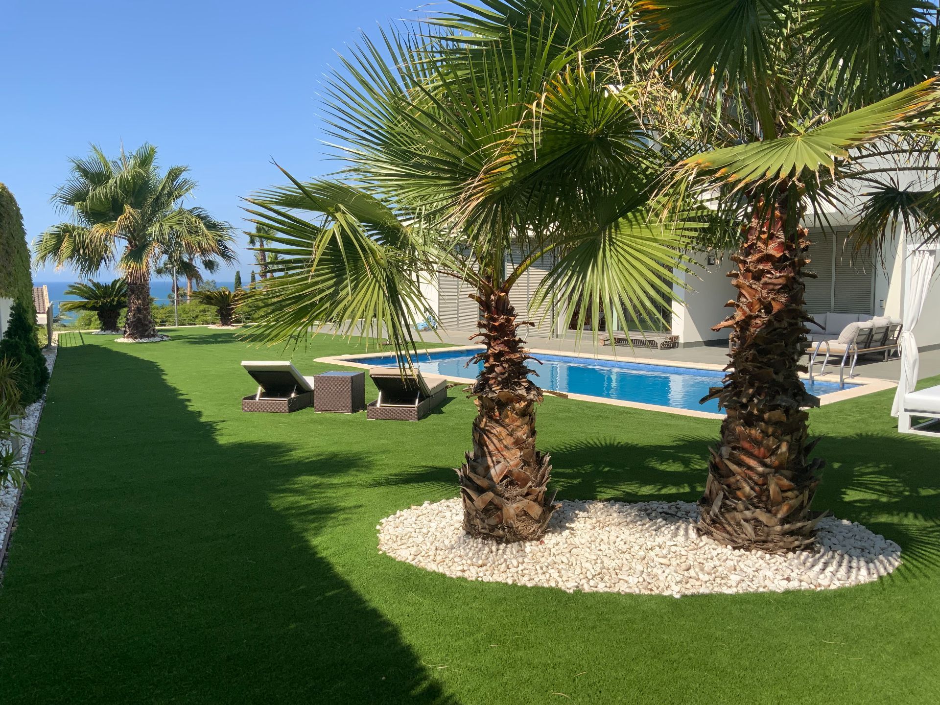 Swimming pool of House or chalet for sale in Arenys de Mar  with Air Conditioner, Heating and Private garden