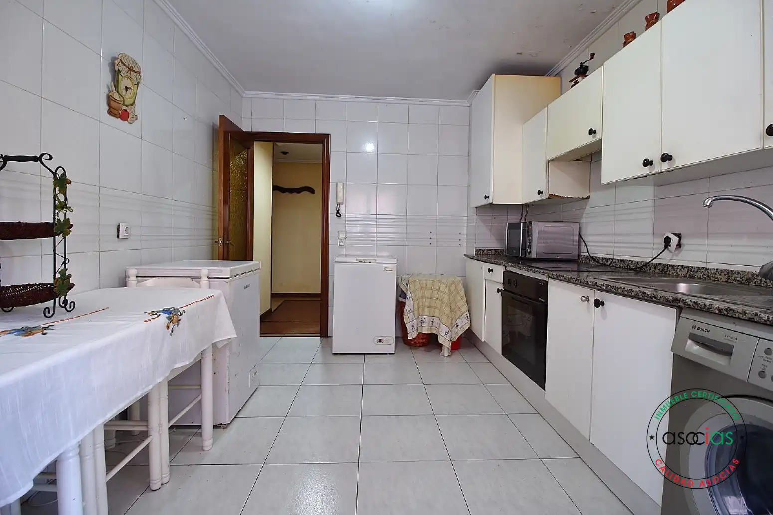 Cocina de Piso en venta en Gijón  con Calefacción, Parquet y Terraza