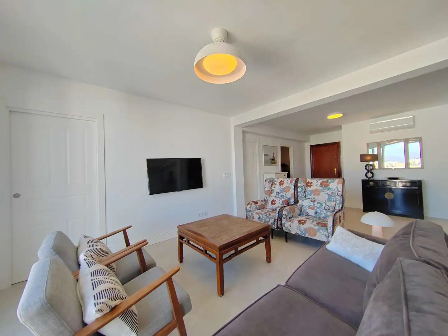 Wohnzimmer von Wohnung zur Miete in Vélez-Málaga mit Möbliert