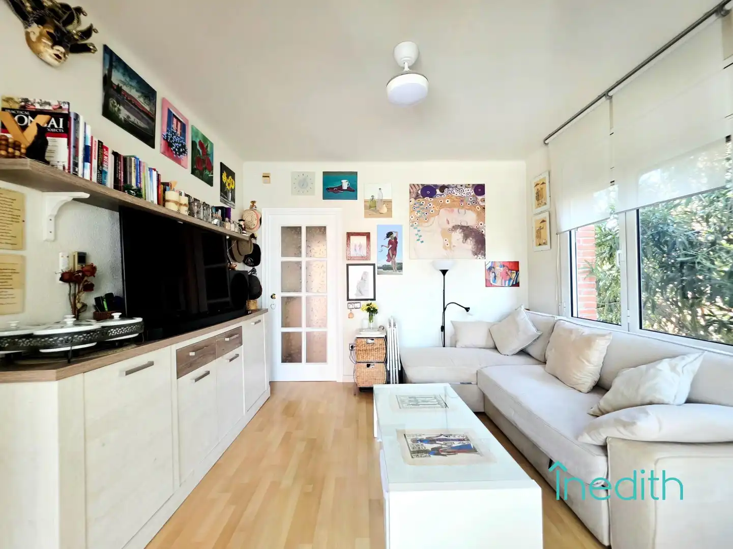 Sala de estar de Piso en venta en Castelldefels con Aire acondicionado, Calefacción y Terraza
