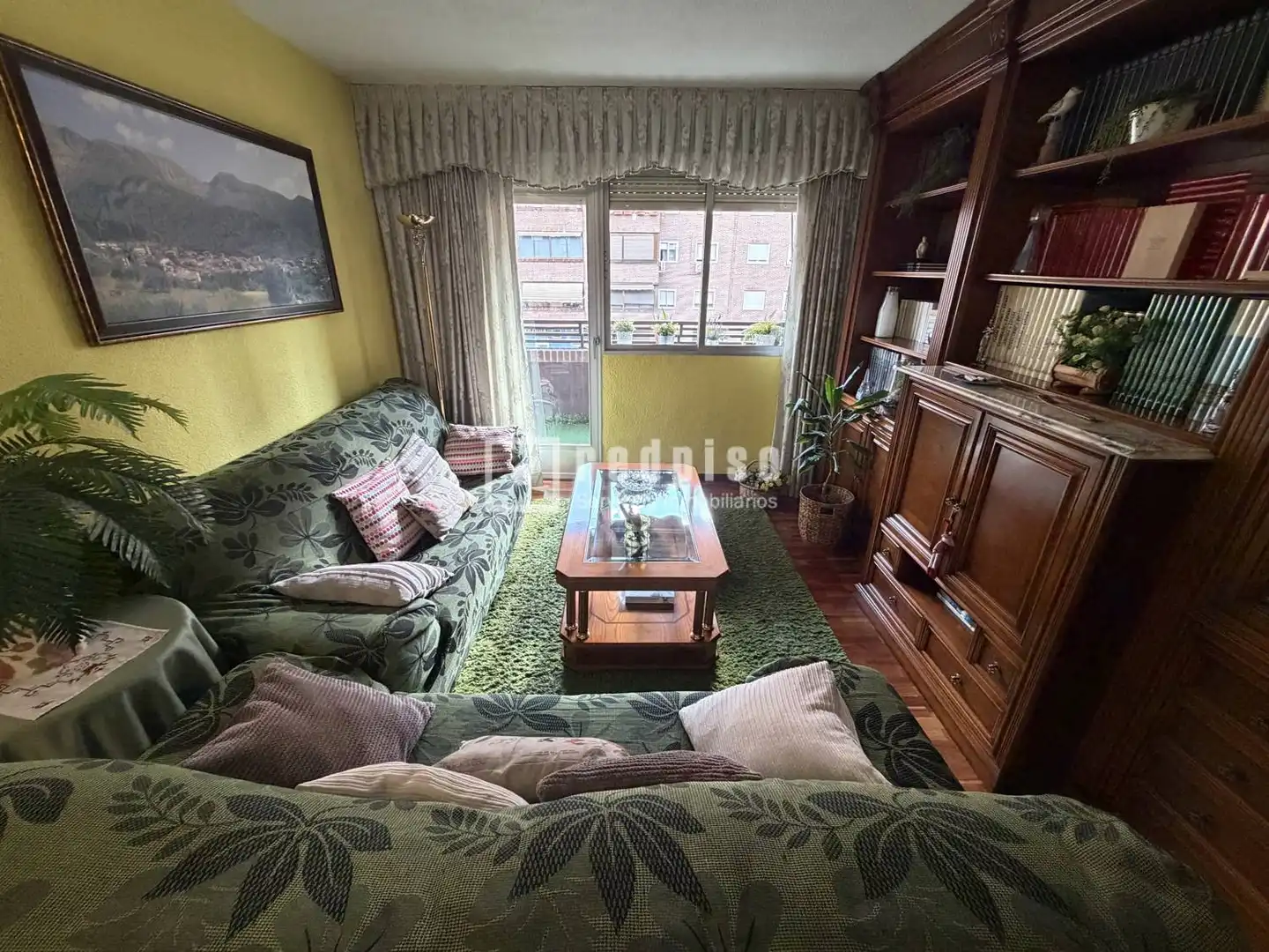 Sala de estar de Piso en venta en Madrid con Calefacción, Parquet y Terraza