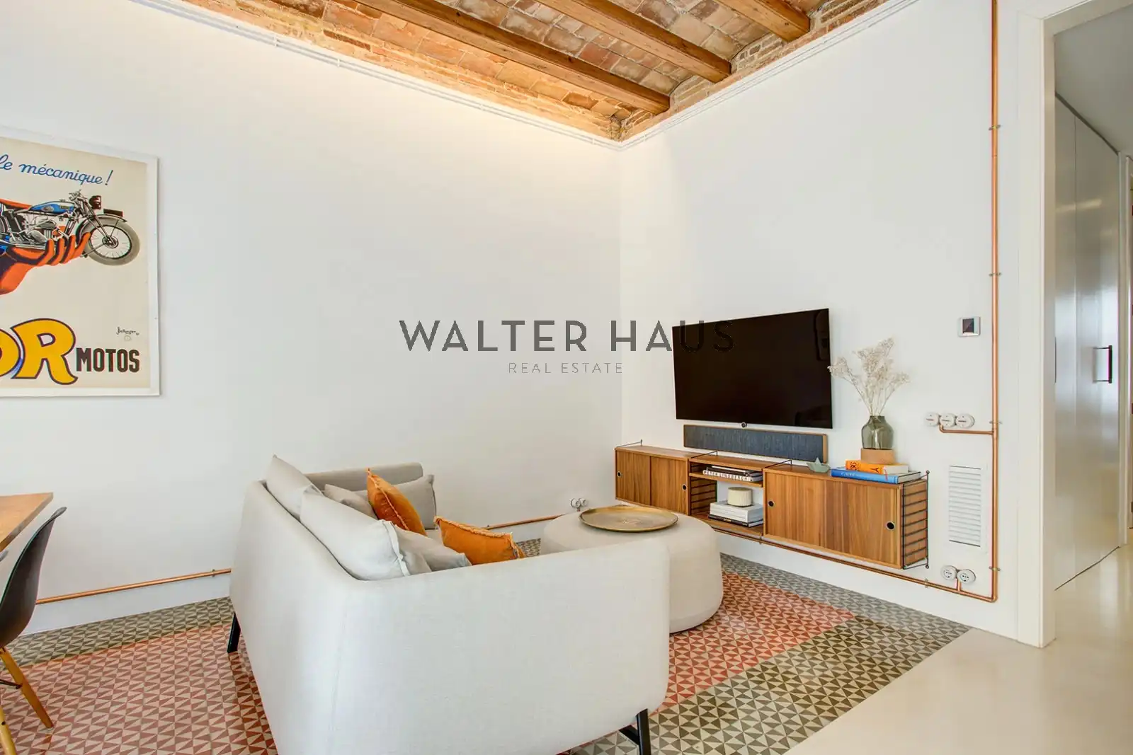 Sala de estar de Piso en venta en Barcelona con Aire acondicionado, Calefacción y Balcón