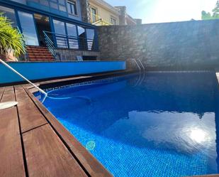 Swimming pool of Single-family semi-detached for sale in Vigo   with Terrace and Swimming Pool