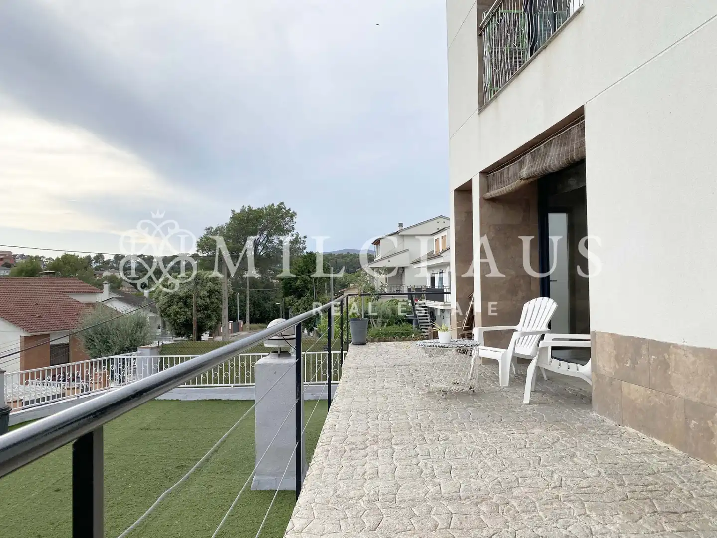 Terrasse von Haus oder Chalet zum Verkauf in Lliçà d'Amunt mit Klimaanlage, Heizung und Privatgarten