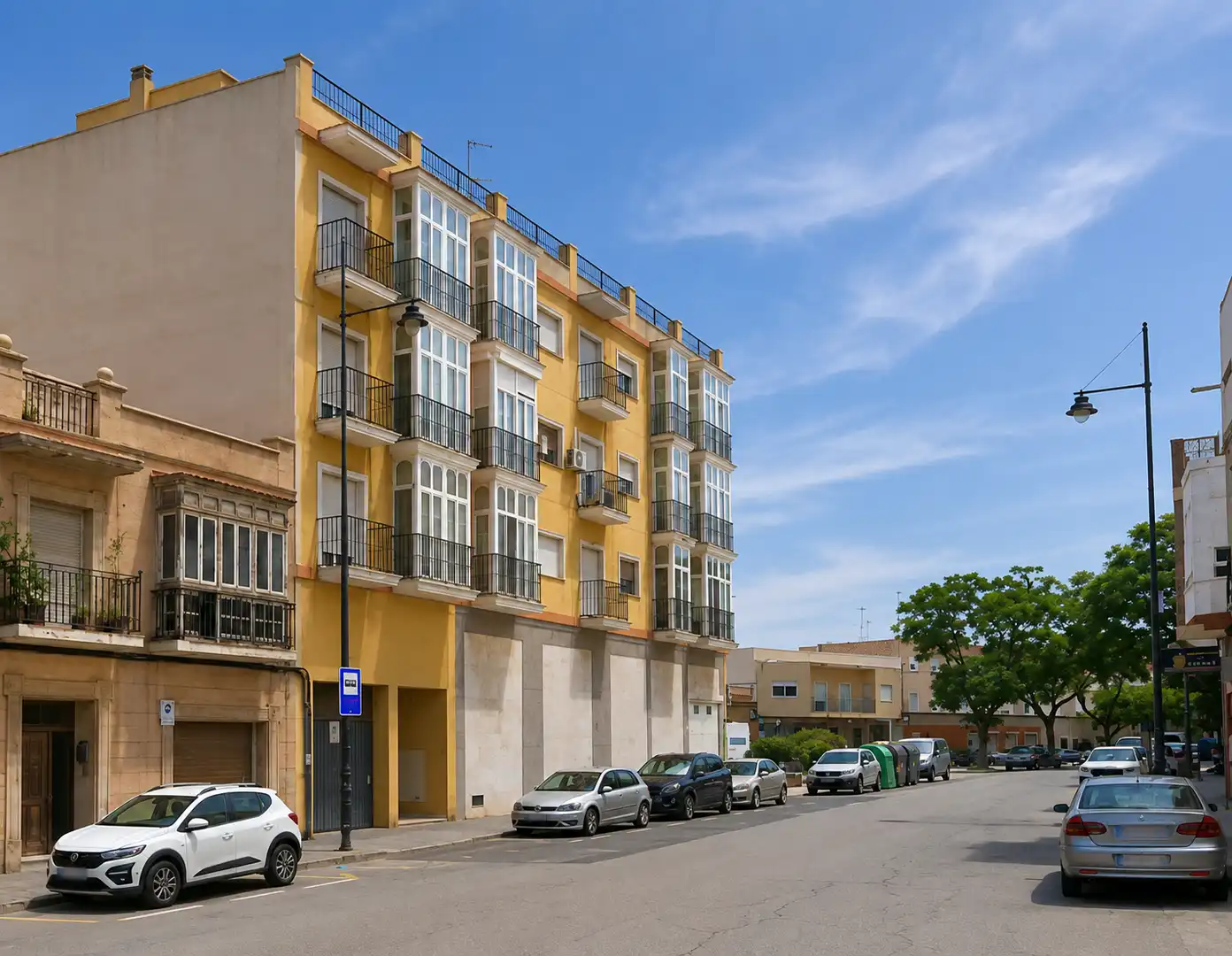Exterior view of Flat for rent in Cartagena  with Air Conditioner, Furnished and Oven