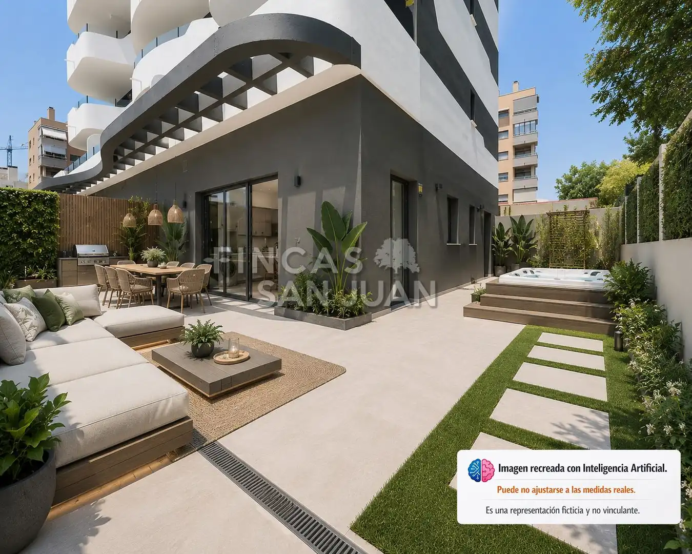 Terraza de Piso en venta en Sant Joan d'Alacant con Aire acondicionado, Calefacción y Terraza