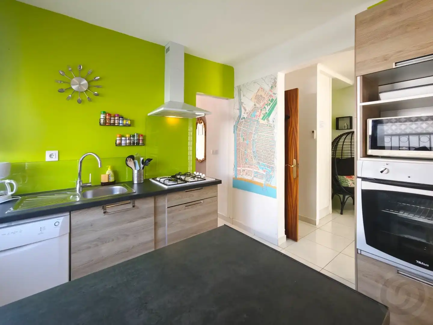 Cocina de Casa adosada en venta en Empuriabrava con Aire acondicionado, Calefacción y Terraza