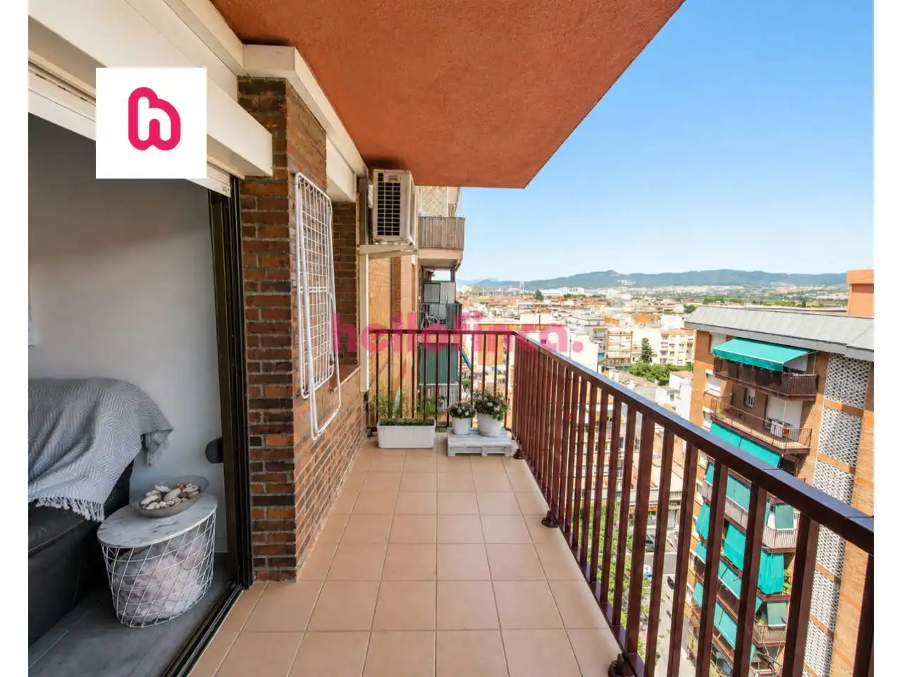 Balcony of Flat for sale in Sant Boi de Llobregat  with Air Conditioner, Heating and Parquet flooring
