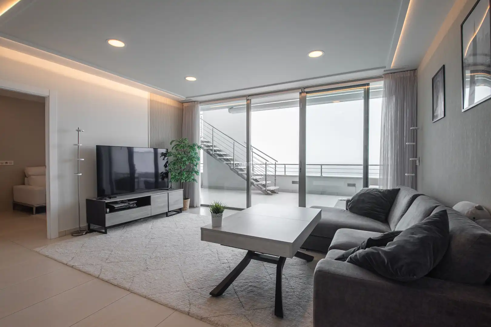 Living room of Attic for sale in Altea  with Air Conditioner, Terrace and Community pool