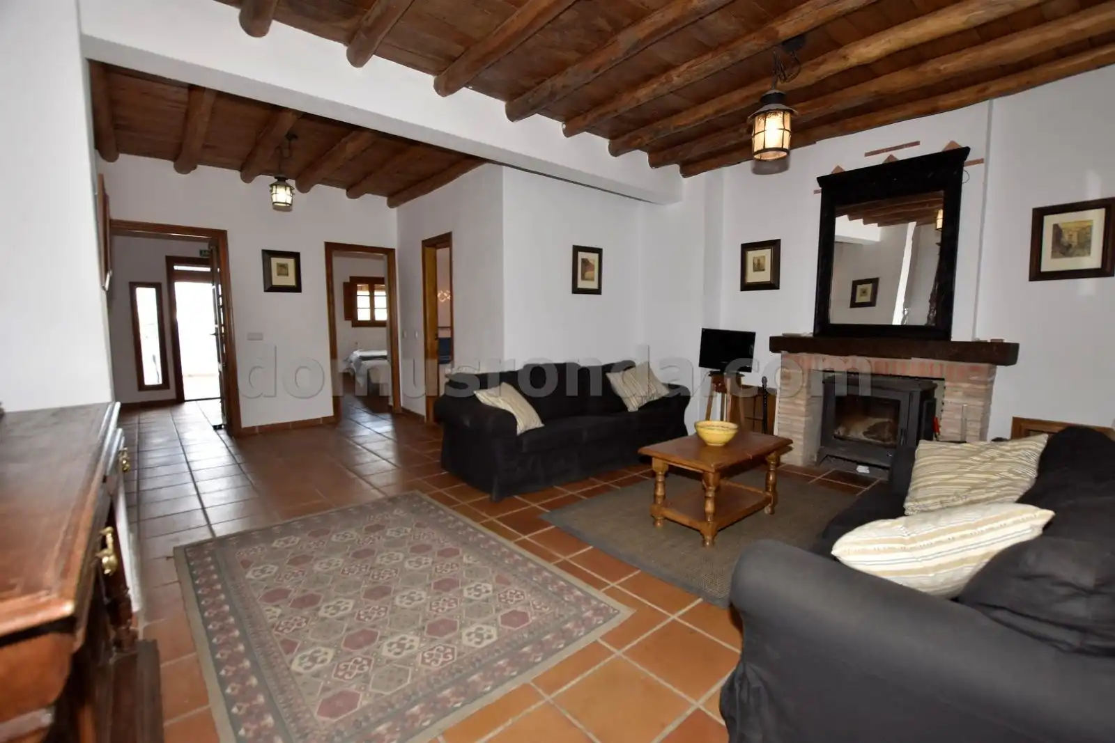 Sala de estar de Casa o chalet en venta en Alpandeire con Calefacción, Terraza y Piscina