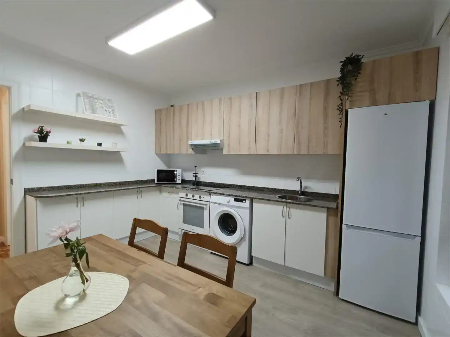 Küche von Wohnung zur Miete in Mieres (Asturias) mit Balkon
