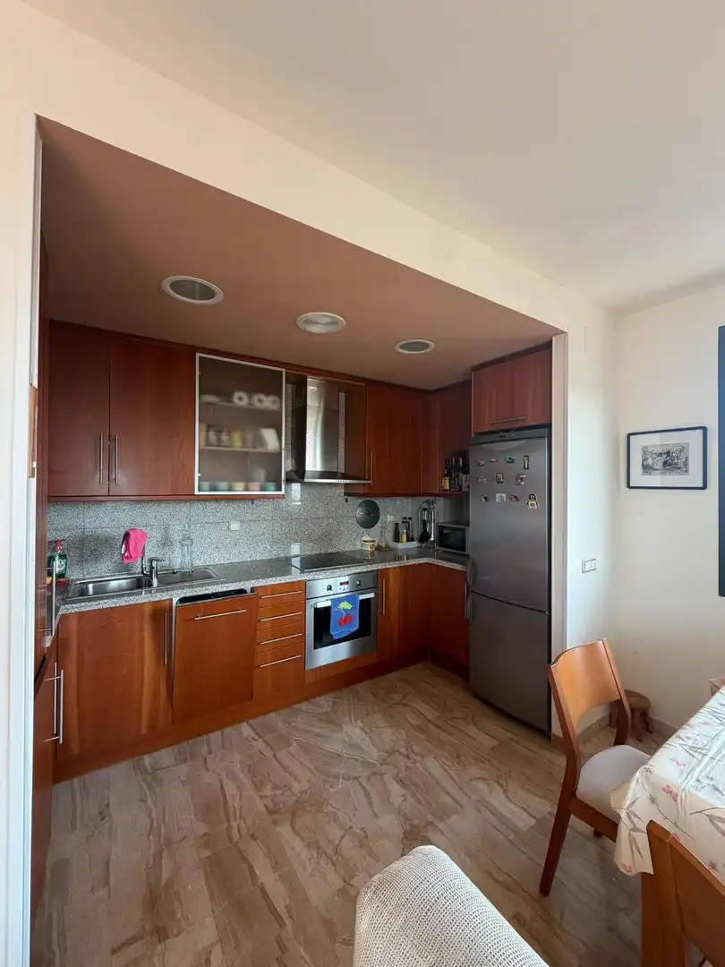 Cocina de Apartamento en venta en L'Ampolla con Aire acondicionado, Terraza y Amueblado