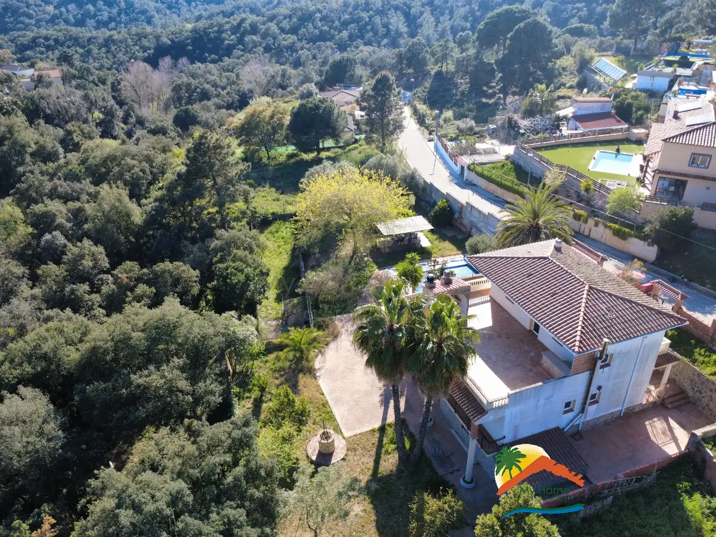 Vista exterior de Casa o xalet en venda en Lloret de Mar amb Calefacció, Jardí privat i Terrassa
