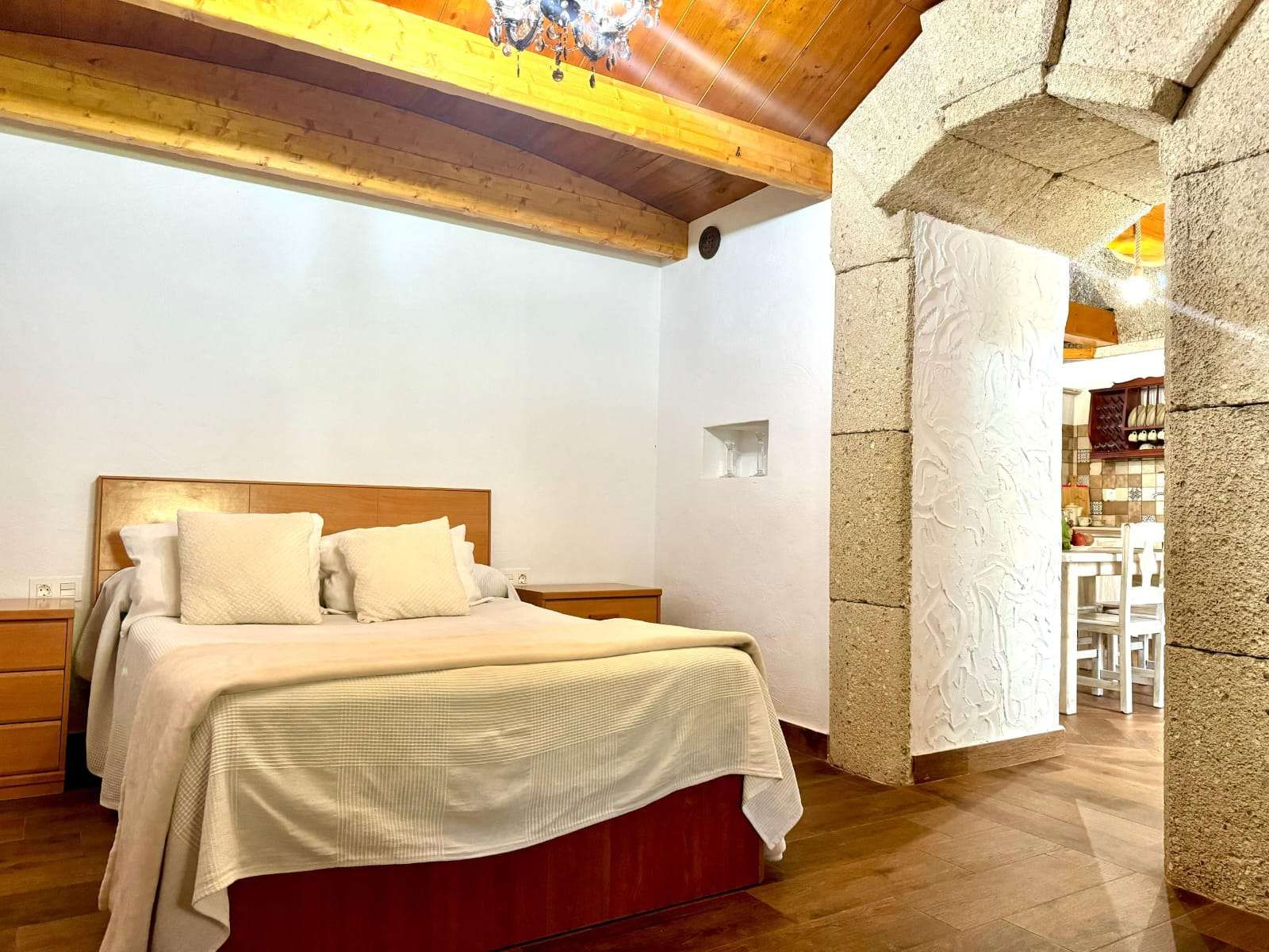 Bedroom of Apartment to share in Arafo  with Air Conditioner and Terrace